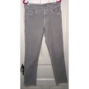 Faherty Stretch Terry Pants Light Grey Men's 36 Casual Comfort (1022)